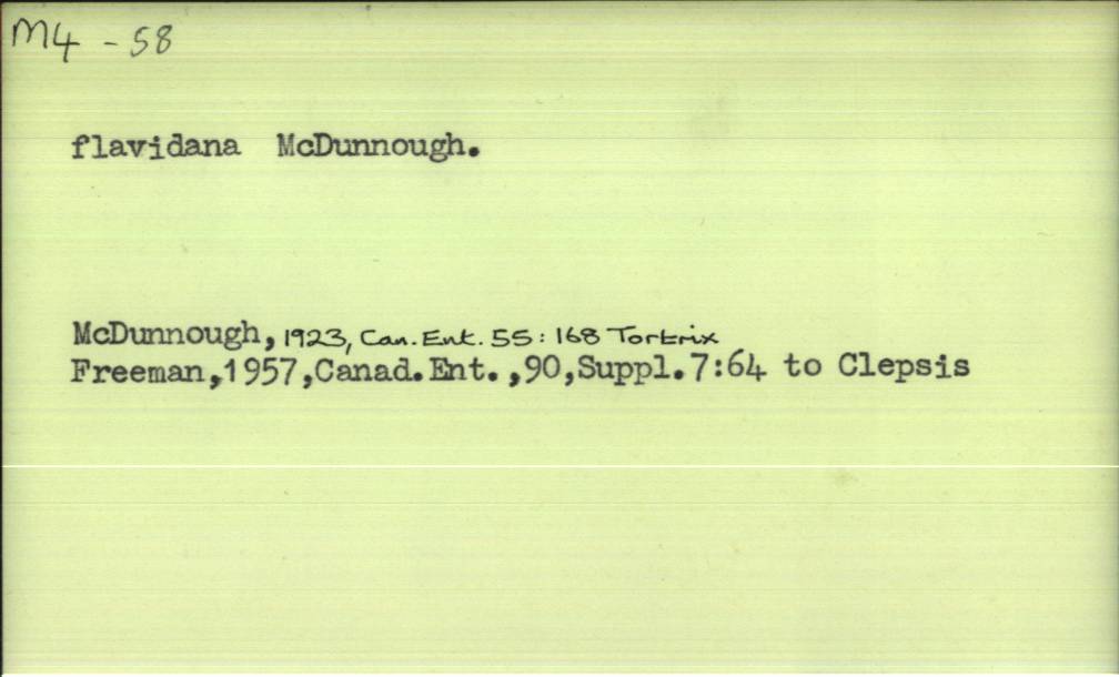 front of card